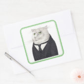 BUTLER CAT大型スクエアステッカー スクエアシール (封筒)