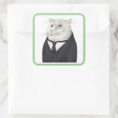 BUTLER CAT大型スクエアステッカー スクエアシール (バッグ)