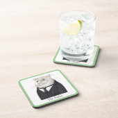 BUTLER CAT懸命プラスチックコースター+文字 コースター (右側)