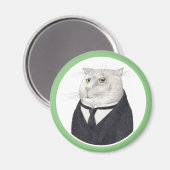 BUTLER CAT 円形マグネット マグネット (正面/裏面)