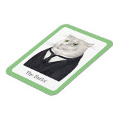 BUTLER CAT 3x4フレキシブルマグネット+文字 マグネット (左側)