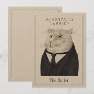 BUTLER CAT 4.5x6.25フラットカード+文字(Kraft上) シーズンカード