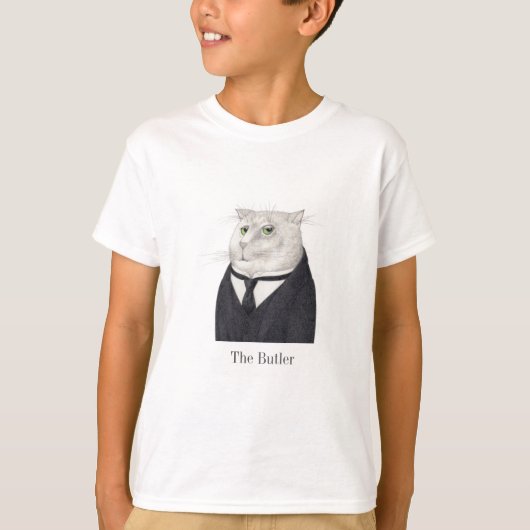 BUTLER CAT Boys'Basic Tシャツ (正面)