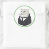 BUTLER CAT Large Round Stickers ラウンドシール (バッグ)