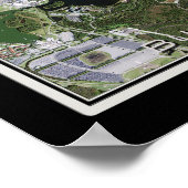 Butler Chain Of Lakes Florida衛星ポスターマップ ポスター (角)