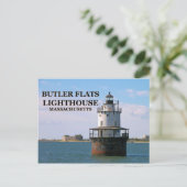 Butler Flats Light house, Massachusettsはがき ポストカード (スタンド正面)