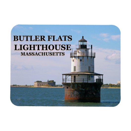Butler Flats Light house Massachusetts Flexi Magne マグネット (横)