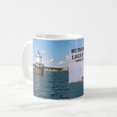Butler Flats Light house, Massachusetts Mug コーヒーマグカップ (正面左)