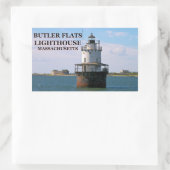 Butler Flats Light house, Massachusetts Stickers 長方形シール (バッグ)