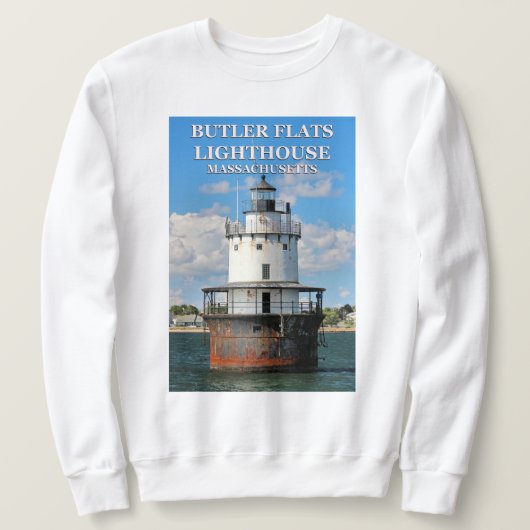 Butler Flats Light house, Massachusetts Sweatshirt スウェットシャツ (デザイン正面)