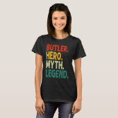 Butler Hero Myth Legend Vintage  Butler Tシャツ (正面フル)