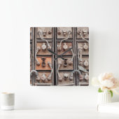 Butteの廃坑の産業用機器 スクエア壁時計 (ホーム)