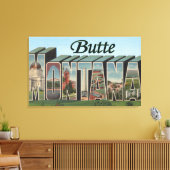 Butte, MontanaLarge Letter ScenesButte, MT 2 キャンバスプリント (インサイチュ (リビング))