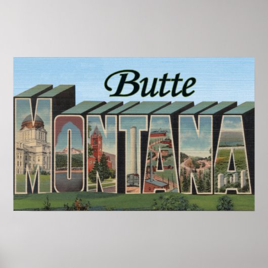 Butte, MontanaLarge Letter ScenesButte, MT 2 ポスター (正面)