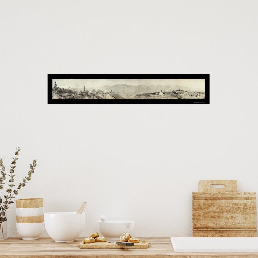 Butte, MT Mines写真1914 ポスター (キッチン)