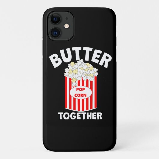 BUTTERトゥゲザームービーポップコーン Case-Mate iPhoneケース (裏面)