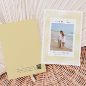 Butter | Classic Pinstripe Photo Wedding セーブザデート