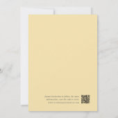 Butter | Classic Pinstripe Photo Wedding セーブザデート (裏面)