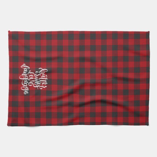 Butter is my Love Language キッチンタオル (横)