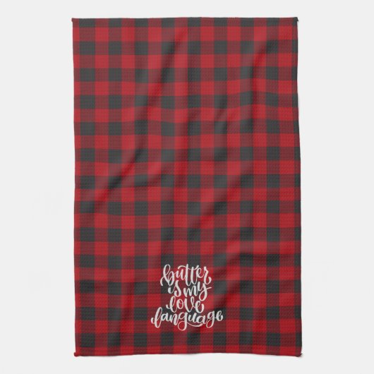Butter is my Love Language キッチンタオル (縦)