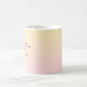 Butter Pink - Personalised Thank You Teacher Mug コーヒーマグカップ (中央)