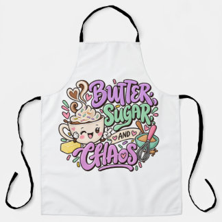 Butter Sugar And Chaos Cute Baking Apron エプロン