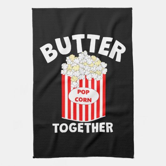 BUTTER TOGETHERムービーPopcorn キッチンタオル (縦)
