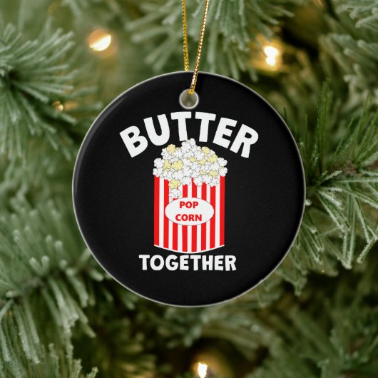 BUTTER TOGETHERムービーPopcorn セラミックオーナメント (ツリー)