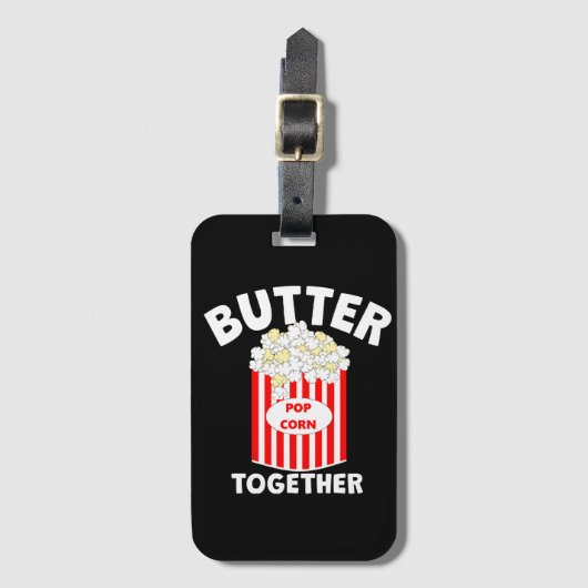 BUTTER TOGETHERムービーPopcorn ラゲッジタグ (正面縦)