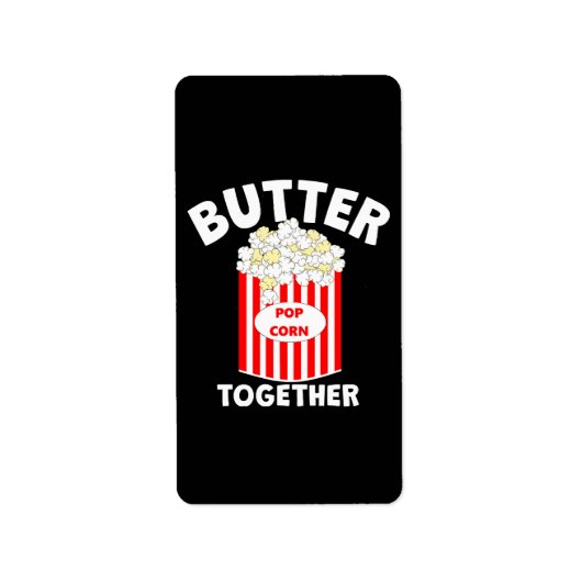 BUTTER TOGETHERムービーPopcorn ラベル (正面)