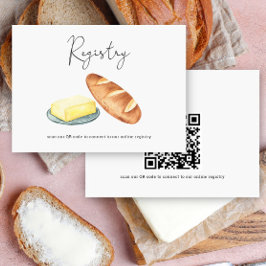 Butter Together Bridal - QR code for registry  エンクロージャーカード