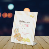 Butter Together Bridal Shower Advice For The Bride 台座サイン