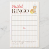 Butter Together Bridal Shower BINGO Game  (正面)