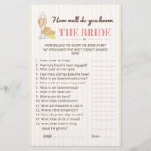 Butter Together Bridal Shower Game  (正面)