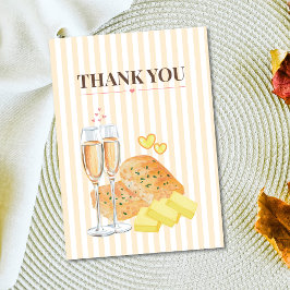 Butter Together Bridal Shower Thank You Card  サンキューカード