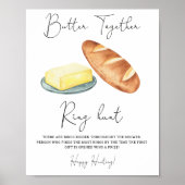 Butter together Ring hunt bridal shower game ポスター (正面)