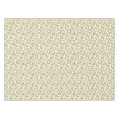 Butter Yellow Cream Modern Farmhouse Daisy Pattern テーブルクロス (正面(横))