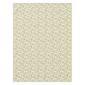 Butter Yellow Cream Modern Farmhouse Daisy Pattern テーブルクロス (正面)