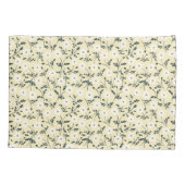 Butter Yellow Cream Modern Farmhouse Daisy Pattern 枕カバー (裏面)
