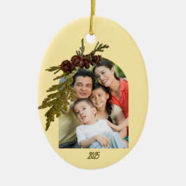 Butter Yellow Fern Photo  セラミックオーナメント