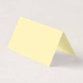 Butter Yellow Floral Wedding Folded Thank You Card (裏面)