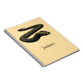 Butter Yellow Green & Orange Frog ノートブック (右側)