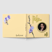 Butter Yellow & Lilac SunOrchid Photo Birthday ゲストブック (全面)