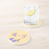 Butter Yellow & Lilac SunOrchid Wedding コースター (側面)