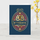 BUTTERBEER™垂直ロゴ カード (黄色い花)