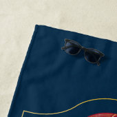 BUTTERBEER™水平ロゴ ビーチタオル (インサイチュ)