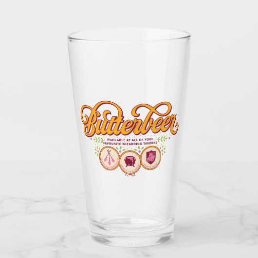 BUTTERBEER™ Available At Wizarding Taverns タンブラーグラス (正面)