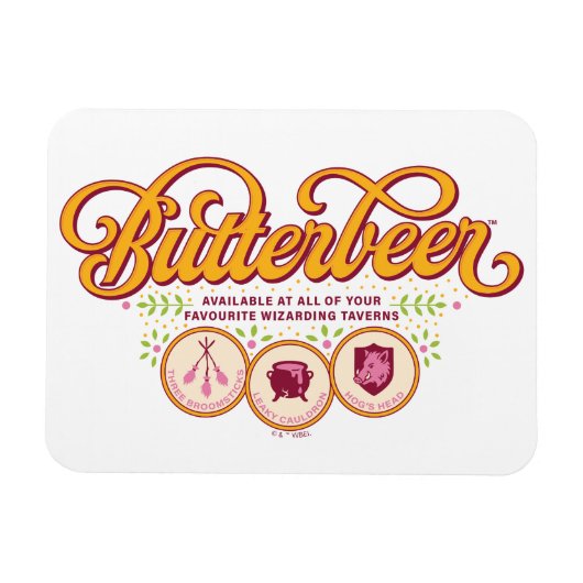 BUTTERBEER™ Available At Wizarding Taverns マグネット (横)