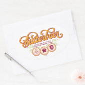 BUTTERBEER™ Available At Wizarding Taverns 楕円形シール (封筒)