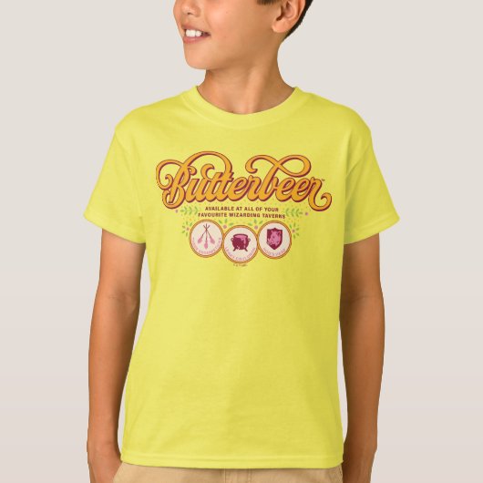 BUTTERBEER™ Available At Wizarding Taverns Tシャツ (正面)